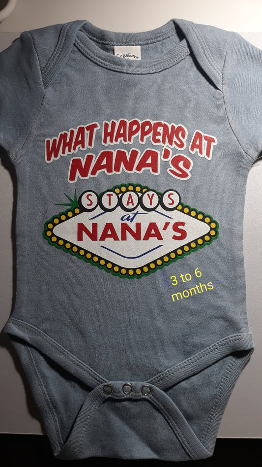 What Happens At NANA'S onesies