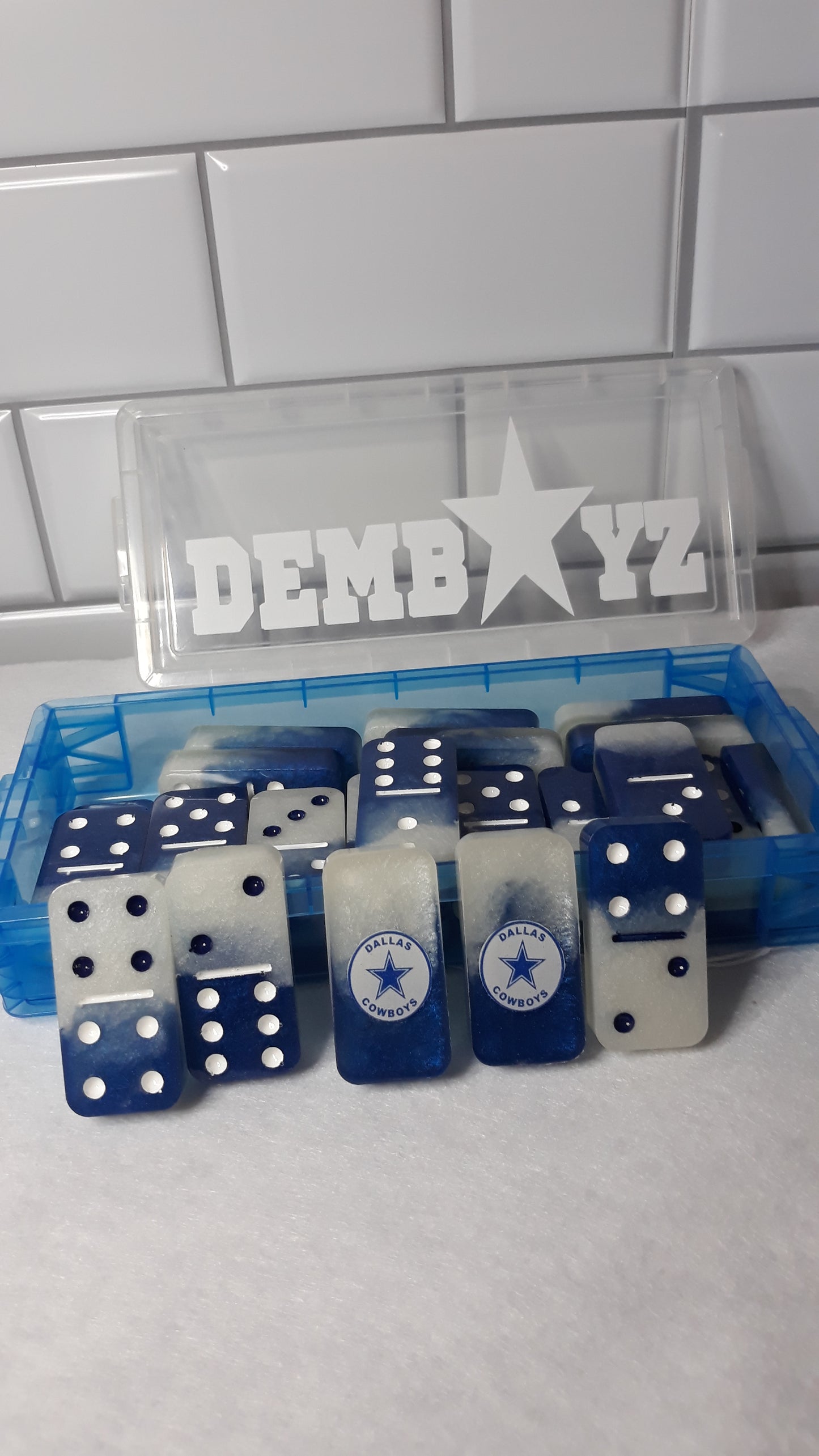 Cowboys 28 Set of Professional Dominoes
