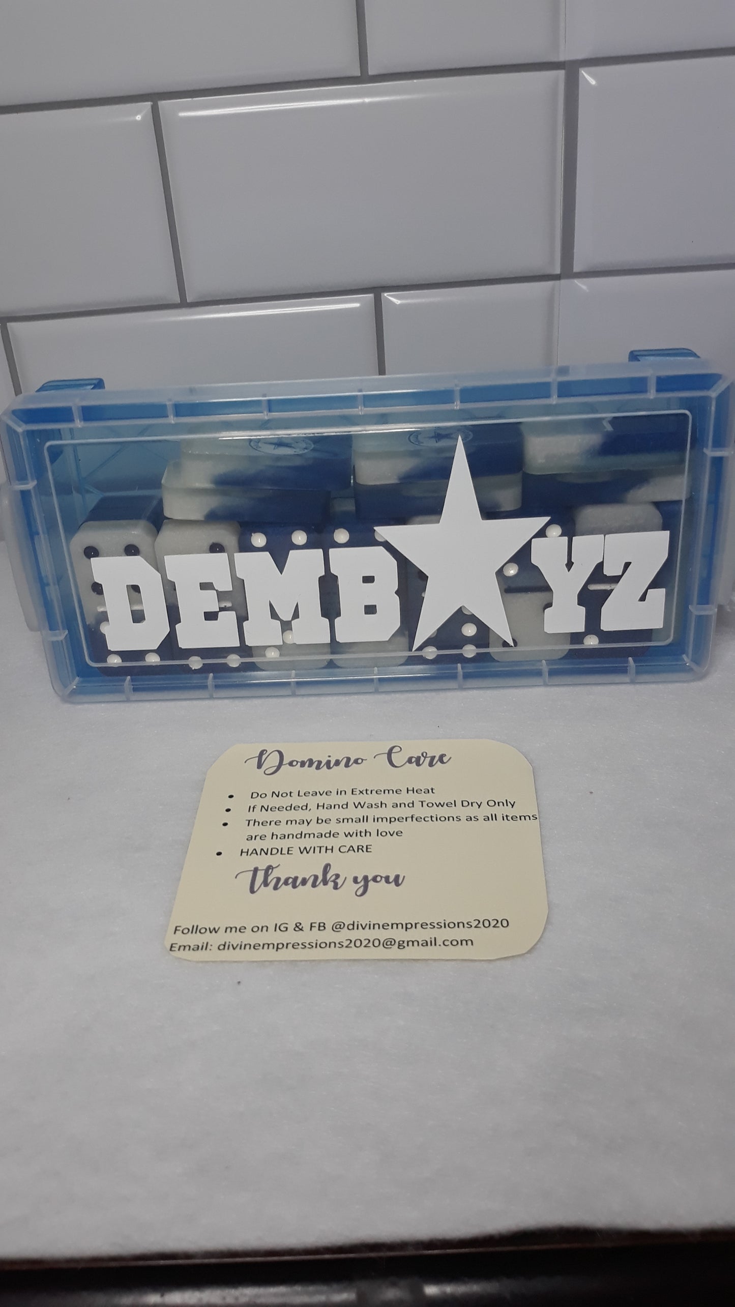 Cowboys 28 Set of Professional Dominoes